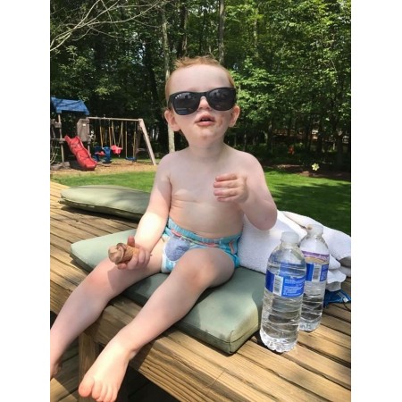 Roshambo Bueller Baby czarne - okulary przeciwsłoneczne z polaryzacją 0+
