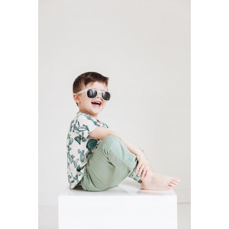 Roshambo Falcor Frost Junior czarne - okulary przeciwsłoneczne z polaryzacją 5+