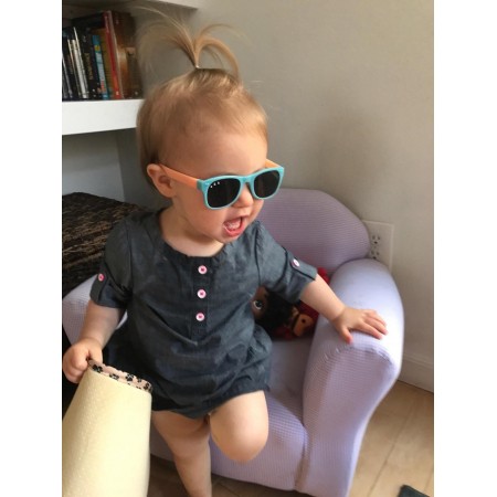 Roshambo Fraggle Rock Baby chrom - okulary przeciwsłoneczne z polaryzacją 0+