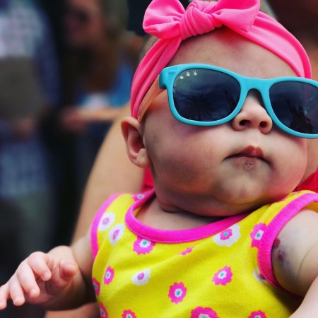 Roshambo Fraggle Rock Baby chrom - okulary przeciwsłoneczne z polaryzacją 0+