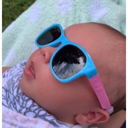 Roshambo Fresh Prince(ss) Junior zielone - okulary przeciwsłoneczne z polaryzacją 5+