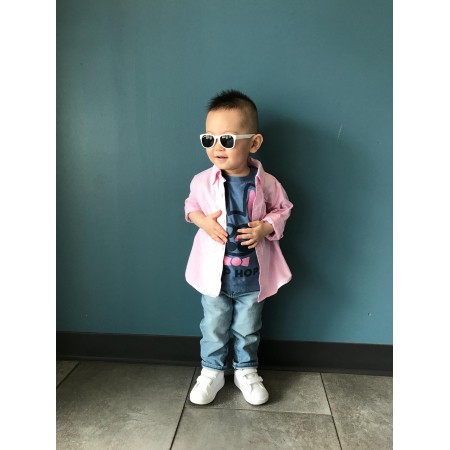 Roshambo Ice Ice Baby Junior niebieskie - okulary przeciwsłoneczne z polaryzacją 5+