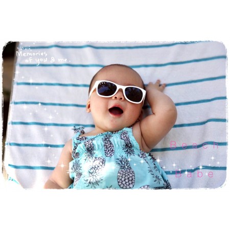 Roshambo Ice Ice Baby Junior niebieskie - okulary przeciwsłoneczne z polaryzacją 5+