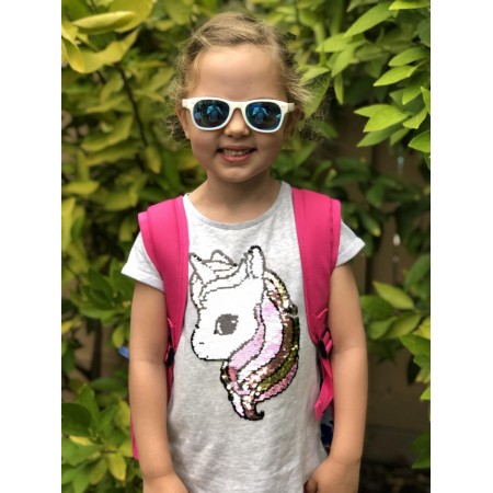 Roshambo Ice Ice Baby Junior niebieskie - okulary przeciwsłoneczne z polaryzacją 5+