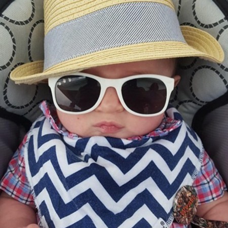 Roshambo Ice Ice Baby Junior niebieskie - okulary przeciwsłoneczne z polaryzacją 5+