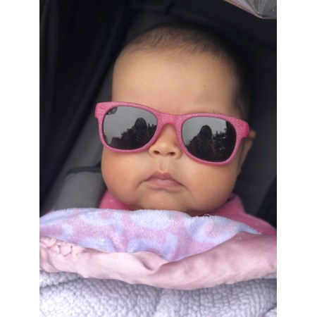 Roshambo Kelly Kapowski Junior niebieskie - okulary przeciwsłoneczne z polaryzacją 5+
