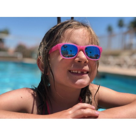 Roshambo Kelly Kapowski Junior niebieskie - okulary przeciwsłoneczne z polaryzacją 5+