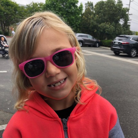 Roshambo Kelly Kapowski Junior niebieskie - okulary przeciwsłoneczne z polaryzacją 5+