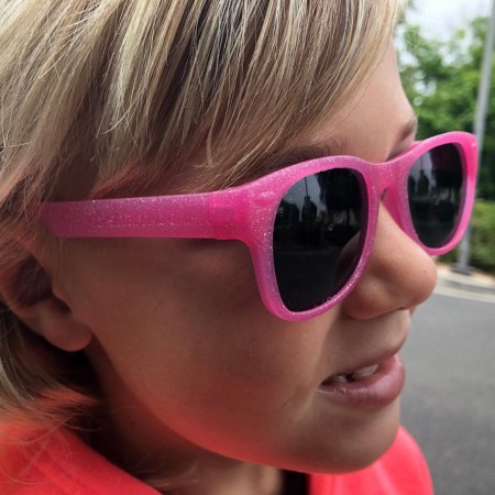 Roshambo Kelly Kapowski Junior niebieskie - okulary przeciwsłoneczne z polaryzacją 5+