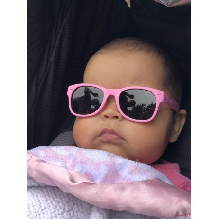 Roshambo Popple Baby fioletowe - okulary przeciwsłoneczne z polaryzacją 0+
