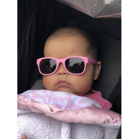 Roshambo Popple Baby fioletowe - okulary przeciwsłoneczne z polaryzacją 0+