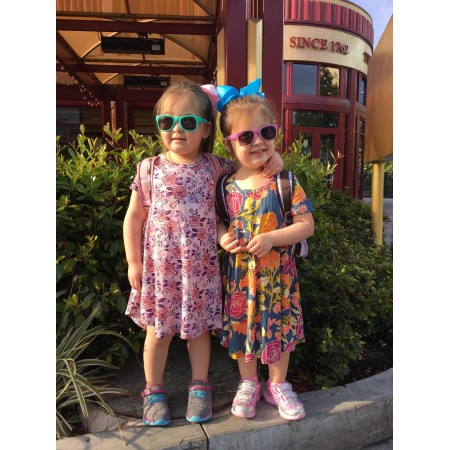 Roshambo Punky Brewster Toddler zielone - okulary przeciwsłoneczne z polaryzacją 2+