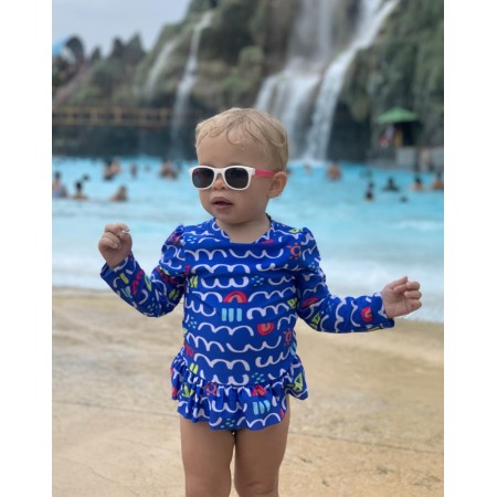 Roshambo  Brite Baby chrom - okulary przeciwsłoneczne z polaryzacją 0+
