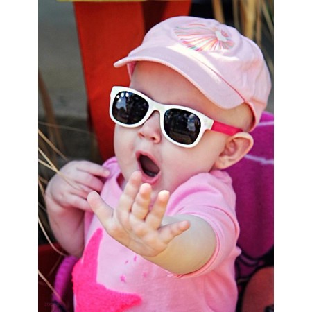 Roshambo  Brite Baby chrom - okulary przeciwsłoneczne z polaryzacją 0+