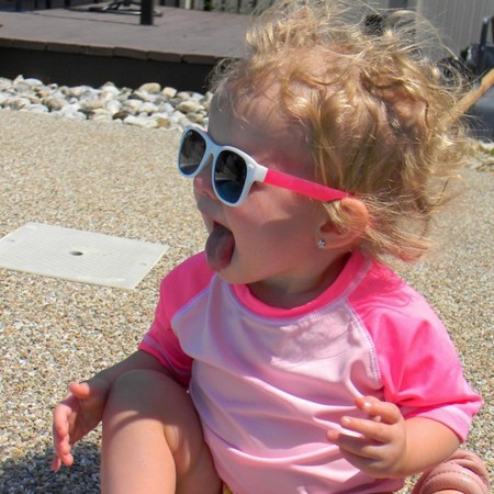 Roshambo  Brite Baby chrom - okulary przeciwsłoneczne z polaryzacją 0+