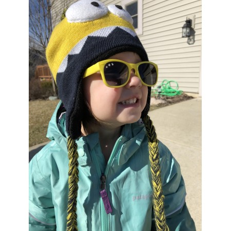 Roshambo Simpsons Toddler pomarańczowe - okulary przeciwsłoneczne z polaryzacją 2+