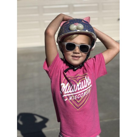 Roshambo Starlite Glitter Toddler pomarańczowe - okulary przeciwsłoneczne z polaryzacją 2+