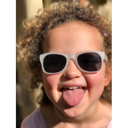 Roshambo Starlite Glitter Toddler pomarańczowe - okulary przeciwsłoneczne z polaryzacją 2+