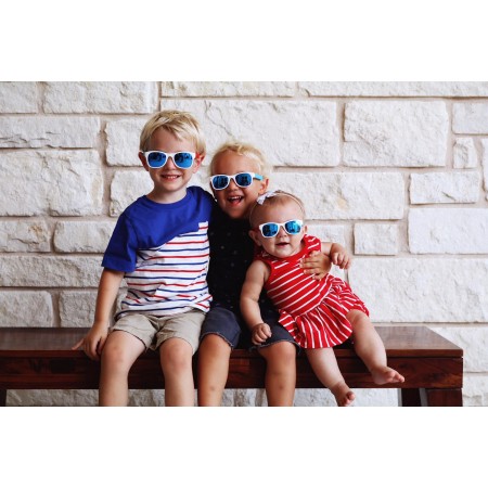Roshambo Team America Toddler niebieskie - okulary przeciwsłoneczne z polaryzacją 2+