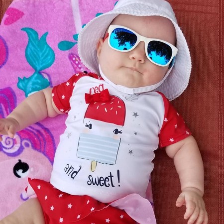 Roshambo Team America Toddler niebieskie - okulary przeciwsłoneczne z polaryzacją 2+