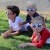 Roshambo Team America Toddler niebieskie - okulary przeciwsłoneczne z polaryzacją 2+