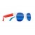 Roshambo Team America Toddler niebieskie - okulary przeciwsłoneczne z polaryzacją 2+