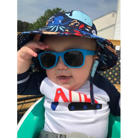 Roshambo Zack Morris Toddler zielone - okulary przeciwsłoneczne z polaryzacją 2+
