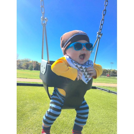 Roshambo Zack Morris Toddler zielone - okulary przeciwsłoneczne z polaryzacją 2+