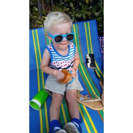Roshambo Zack Morris Toddler zielone - okulary przeciwsłoneczne z polaryzacją 2+